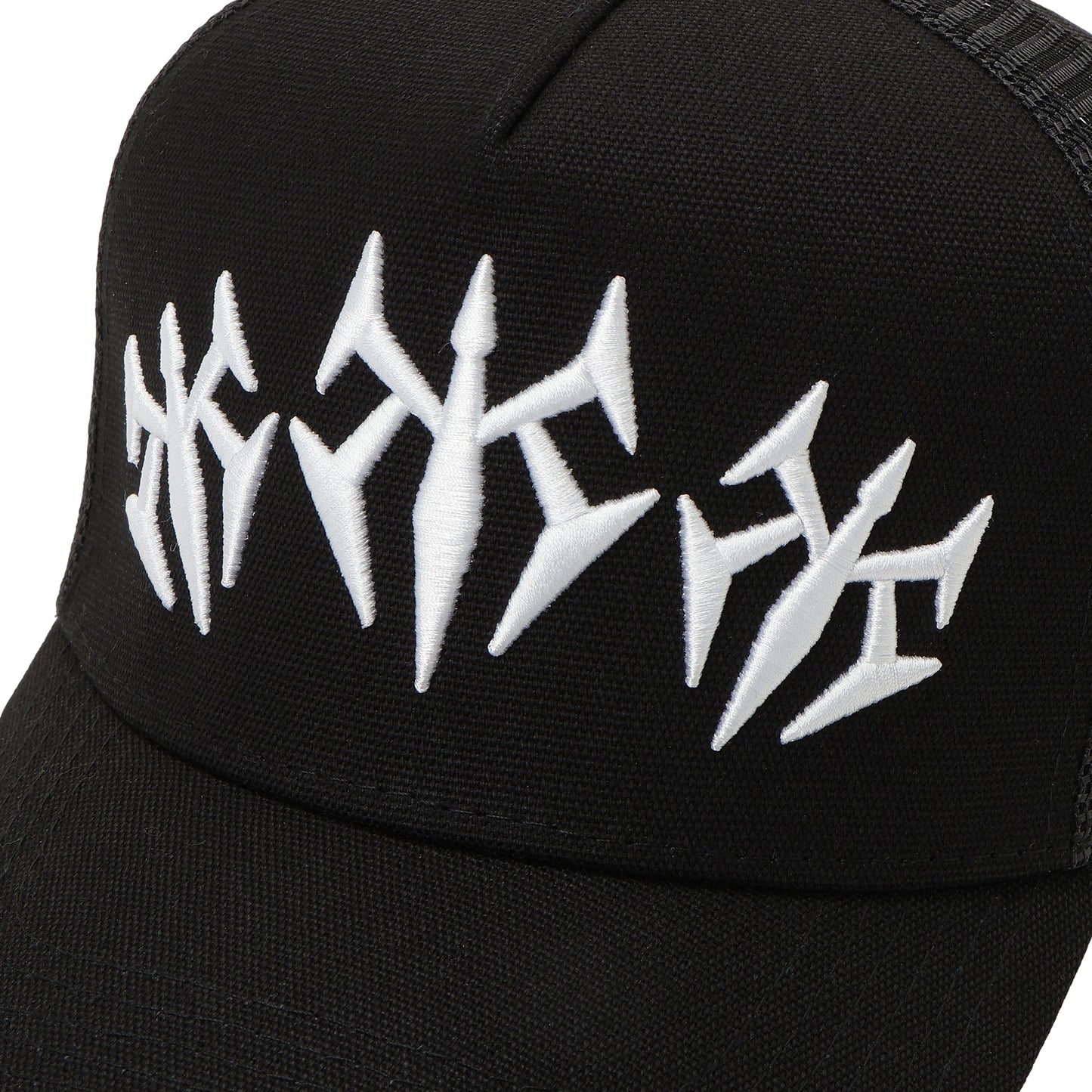 KS TRIPLE LOGO TRUCKER HAT (BLACK)